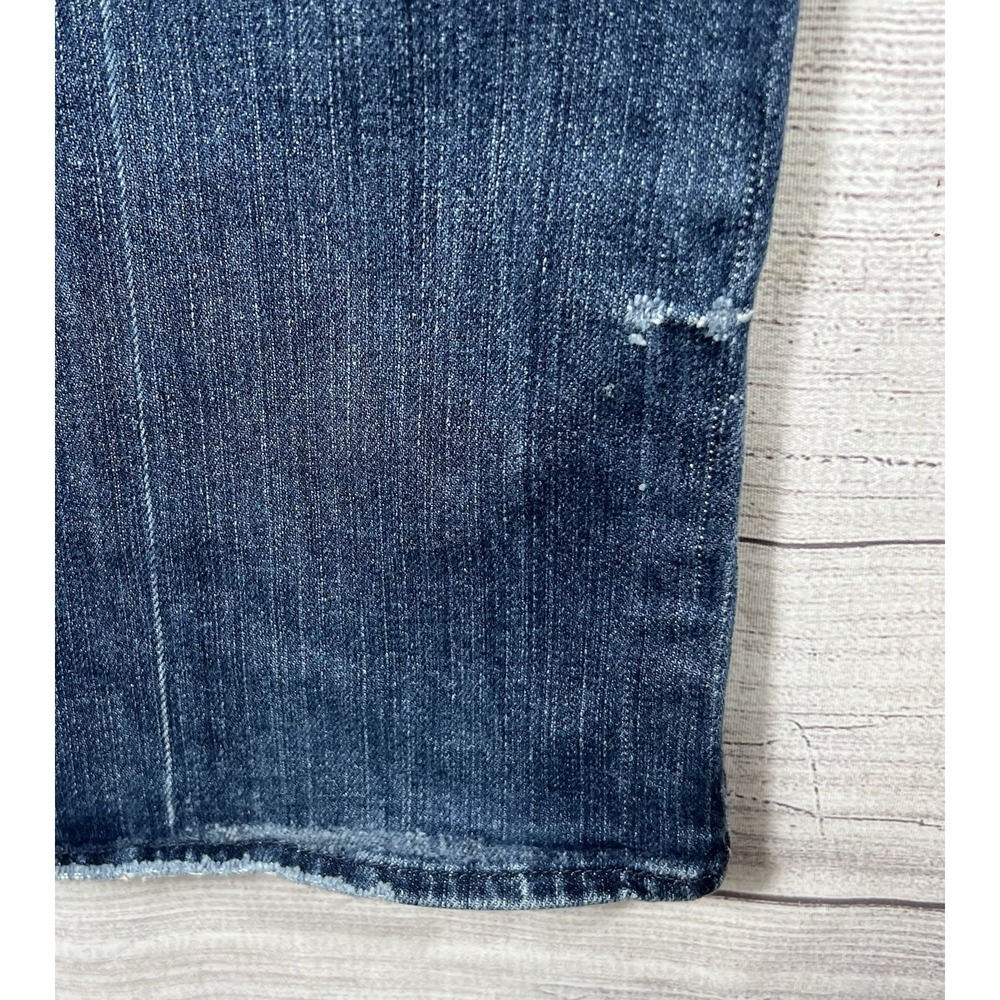 7 For All Mankind Flare Jeans Women's Size 30 Blue Medium Wash 5 Pocket - Picture 3 of 8